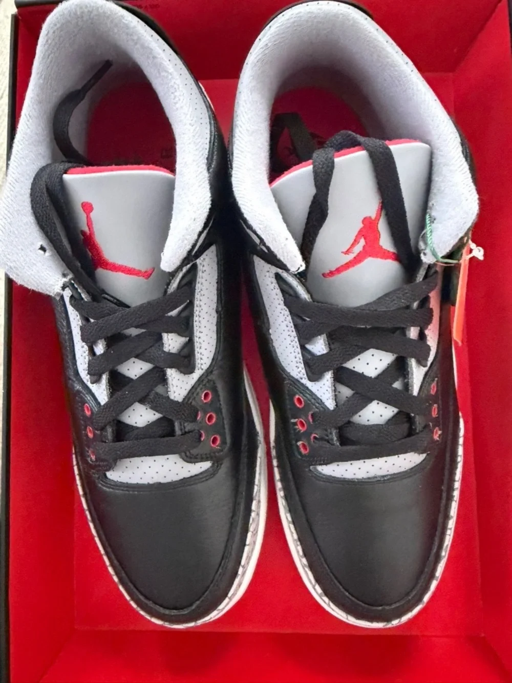 Air Jordan 3 black cement 3s new with box